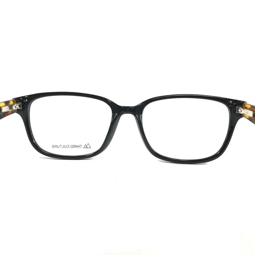 Third Culture Eyeglasses Frames LE 2008 1636 Black Tortoise Square 52-17-135